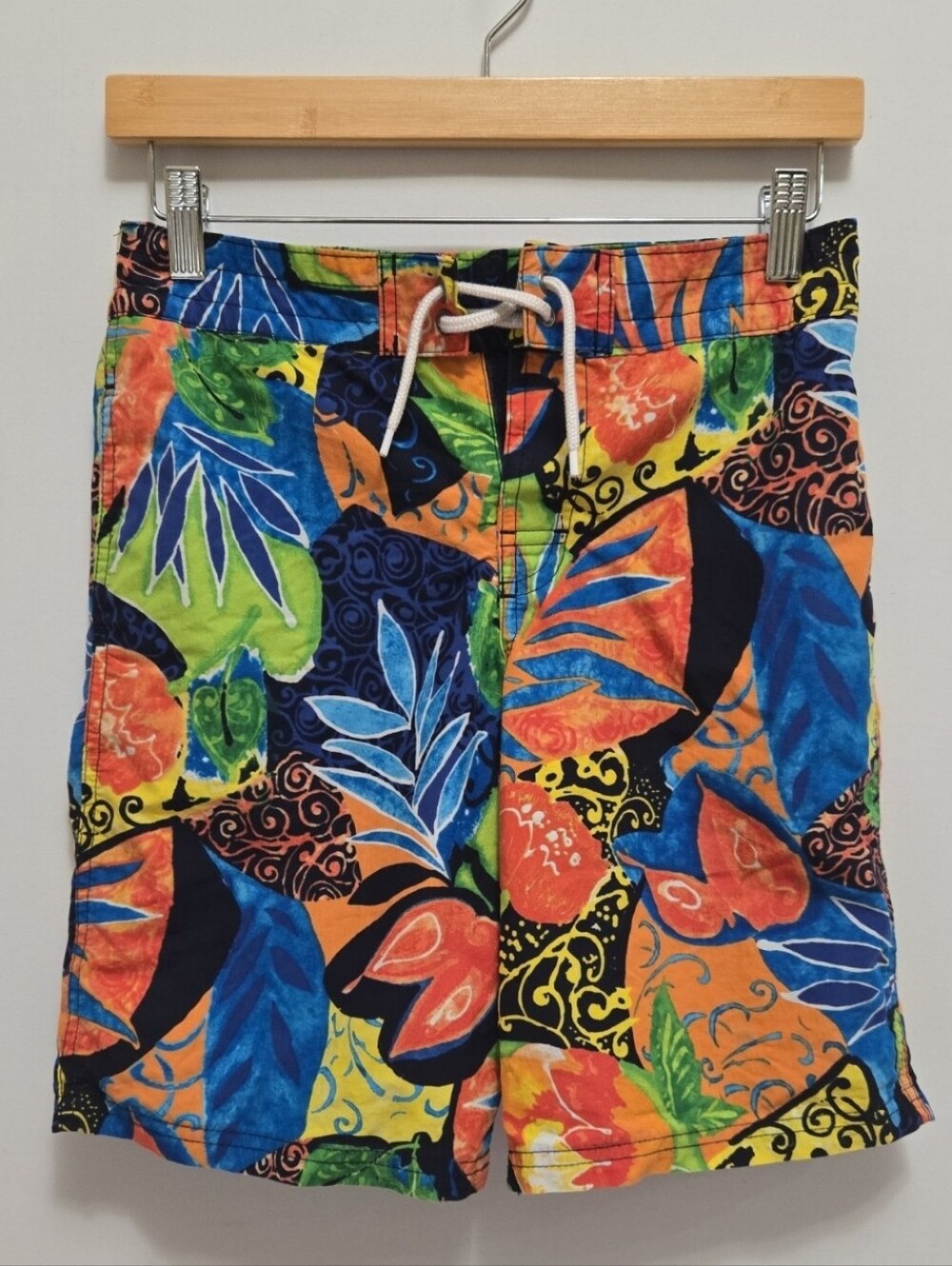 Polo Ralph Lauren Boys Floral Swim Trunks Size M 10/12